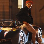 Singer Chris Brown hops out of a sports car on the set of his new music video 'Liquor' filming in downtown Los Angeles

Featuring: Chris Brown
Where: Los Angeles, California, United States
When: 05 Aug 2015
Credit: Cousart/JFXimages/WENN.com